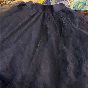 Navy Blue tulle skirt